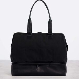 Beis Convertible Weekender in Black